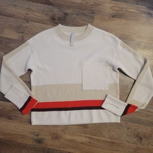 Athleta thumbholes sweater, NWOT, crop, runs big. xxs